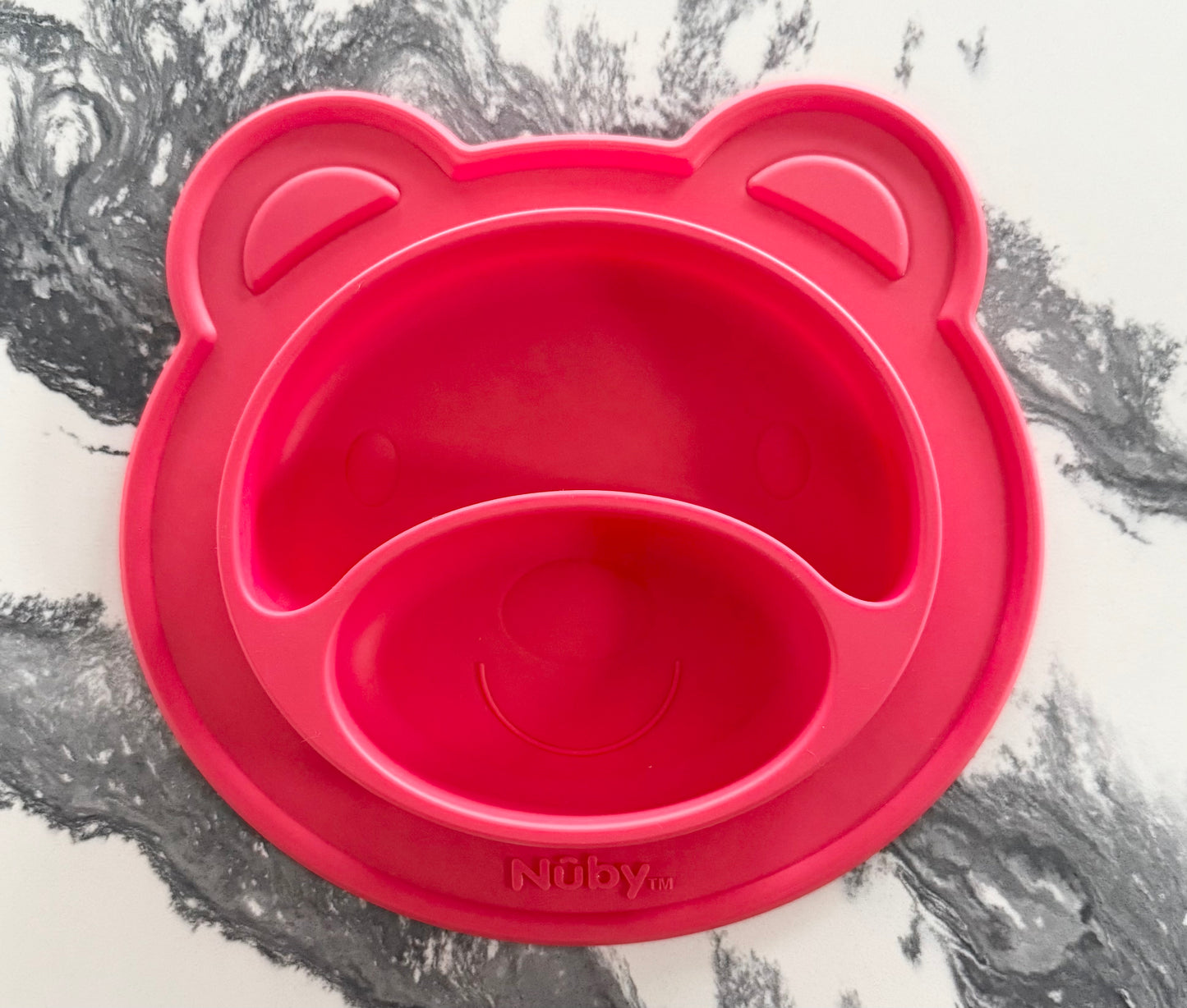 Nuby Red Bear Suction Plate