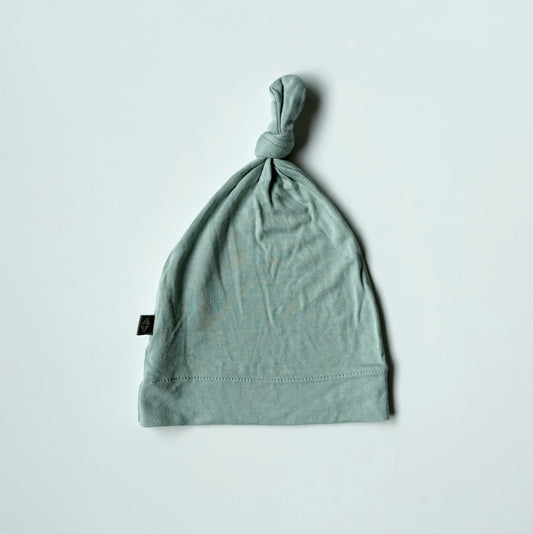 Kyte Sage Knotted Cap (0-3 Months)