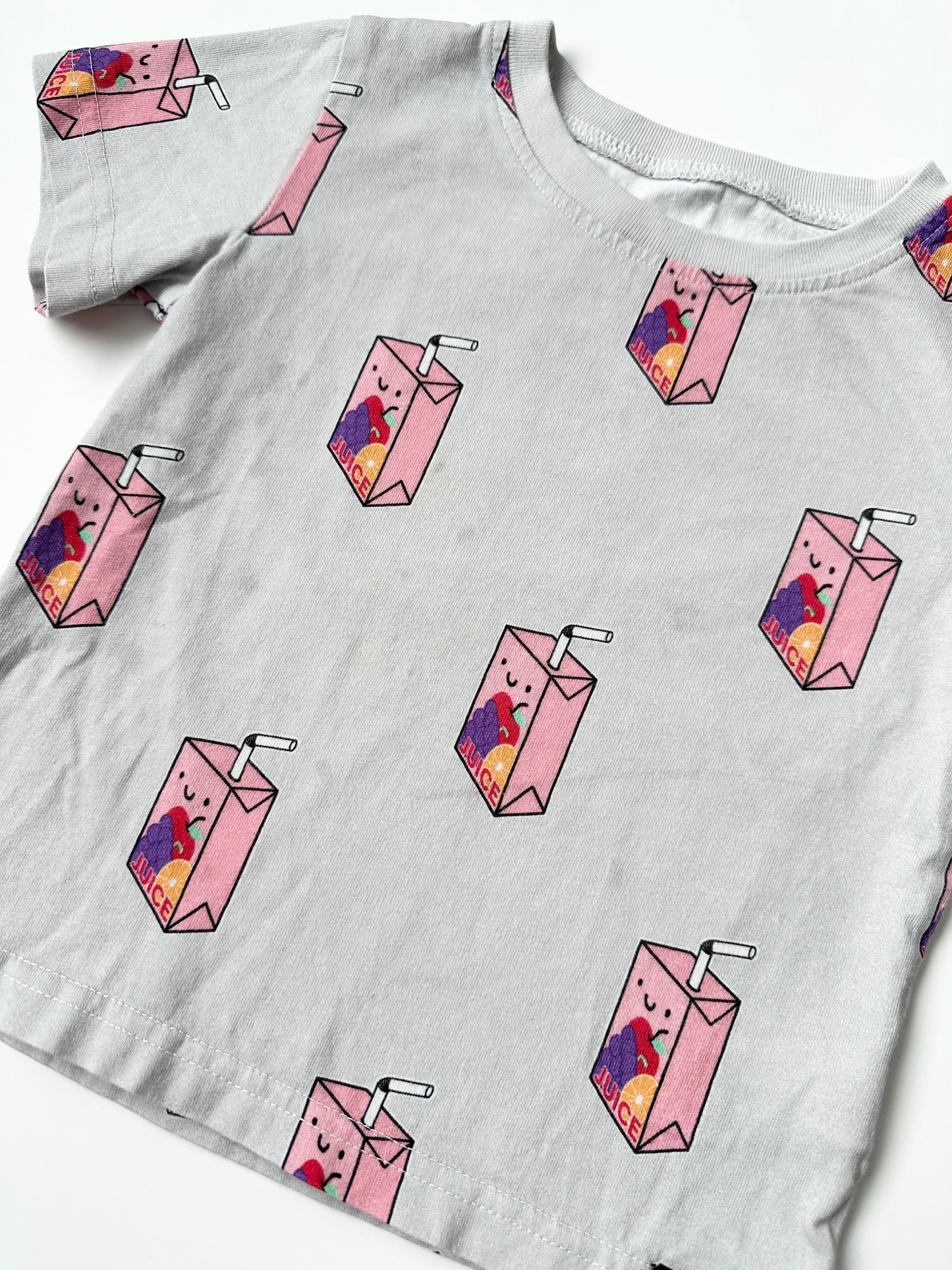 Whistle & Flute Juice Box Grey T-Shirt (1-2 Years)