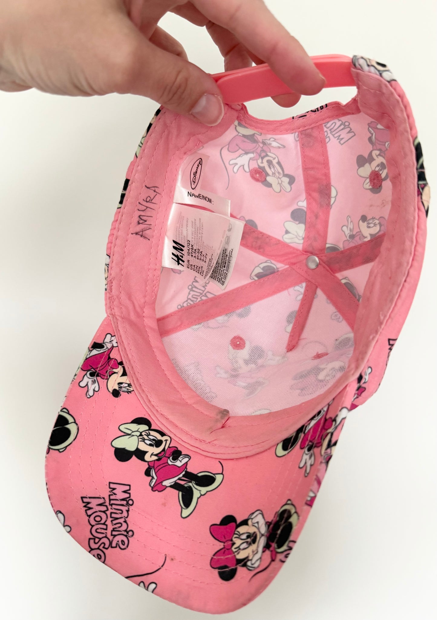 H&M x Disney Pink Minnie Mouse Baseball Cap (3-7 Years)
