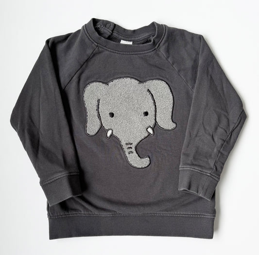 H&M Dark Grey Elephant Sweater (3-4 Years)