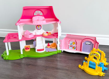 Fisher-Price Little People Happy Sounds Sweet Home - Pink Roof