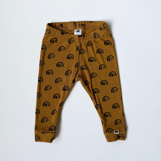 Little & Lively Umber Rainbow Leggings (3-6 Months)
