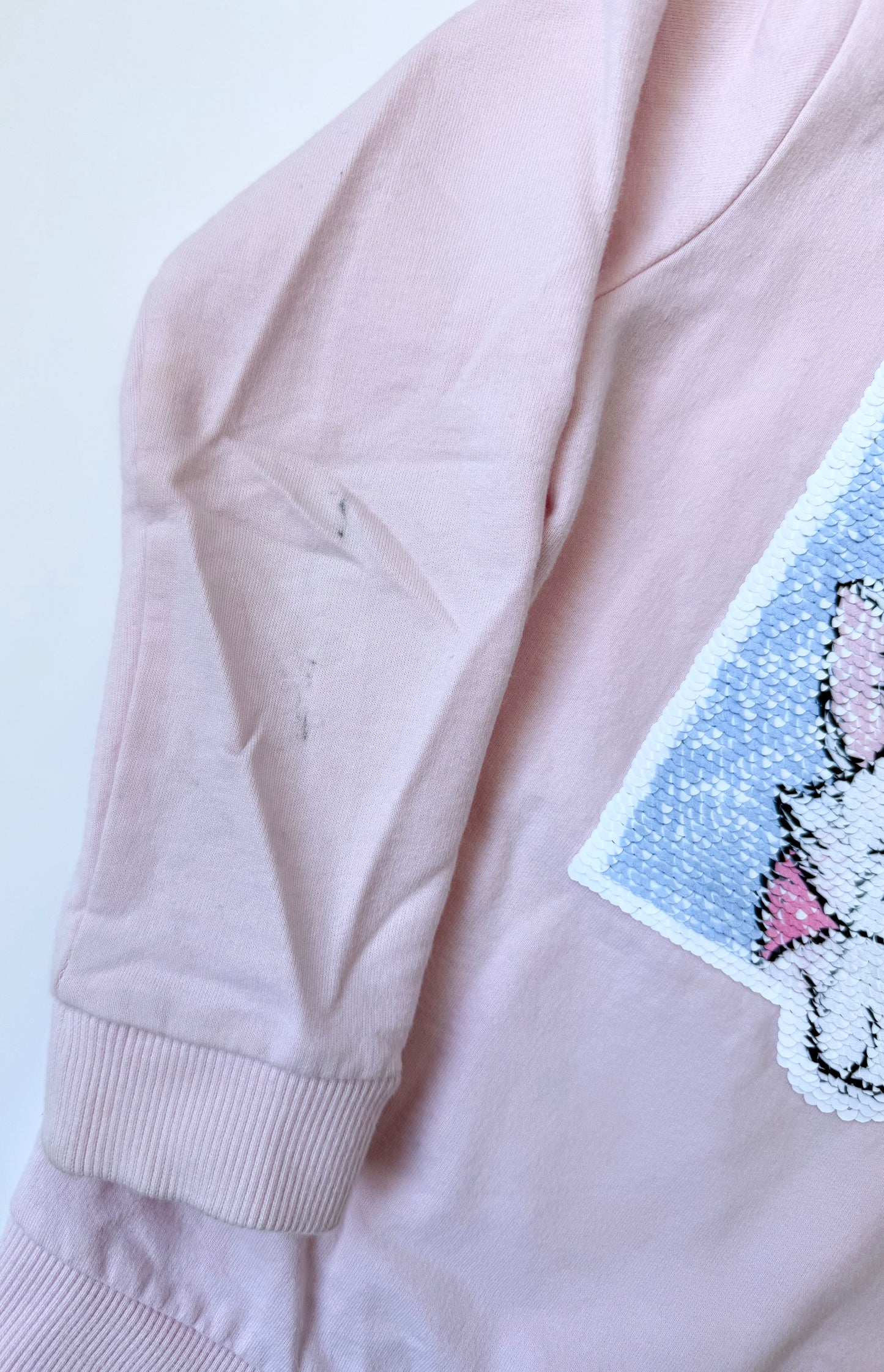 H&M x Disney Pink Marie Sequence Sweater (4-6 Years)