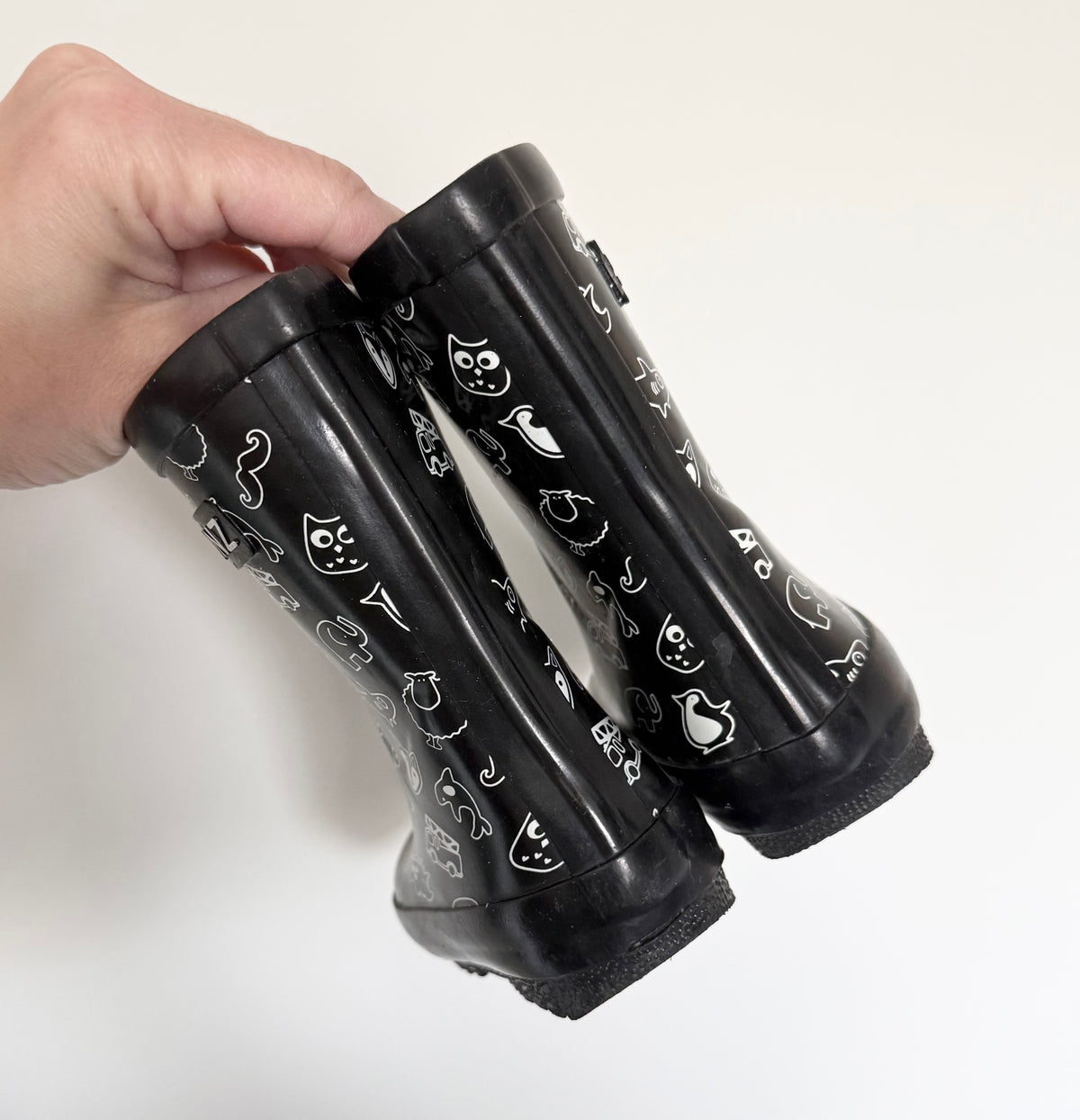 Stonz Black Animals & Shapes Rubber Boots (5)