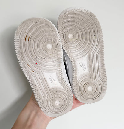 Nike Air Force 1 White & Black Lace Up Sneakers (7)