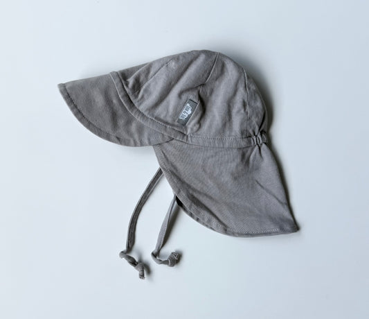 Jan & Jul Light Grey Sun Hat (3-6 Months)