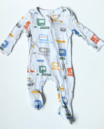 Angel Dear Light Blue Computer Sleeper (3-6 Months)
