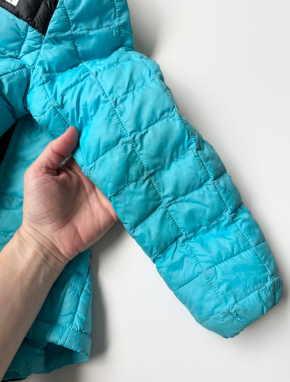 The North Face Thermoball Light Blue & Black Quilted Jacket (5 Years)