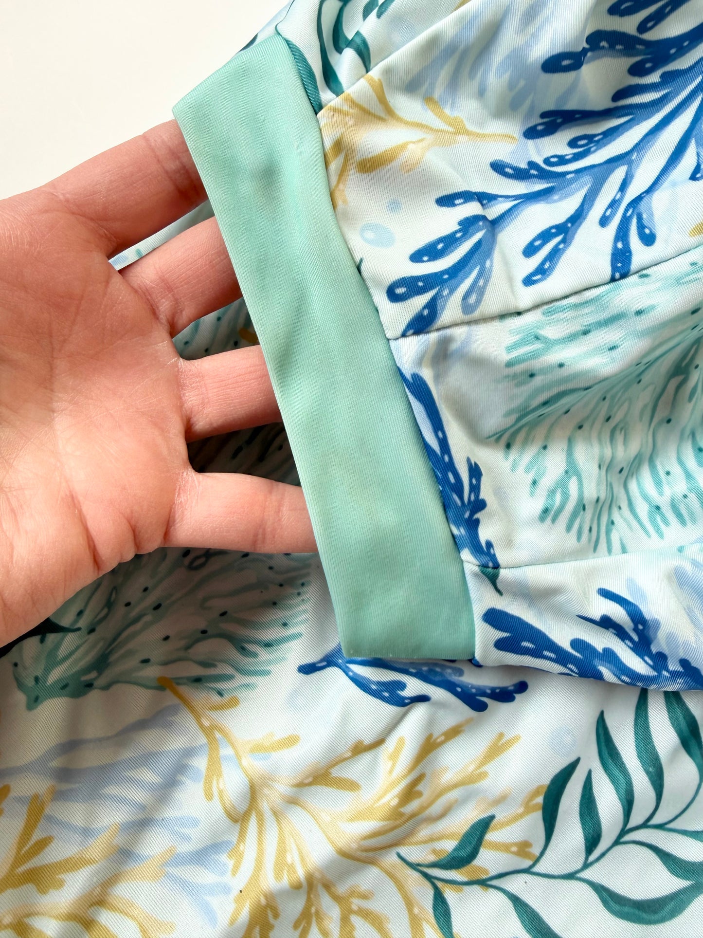 Honeysuckle Swim Light Green Under the Sea Full Coverage Sunsuit (2T)