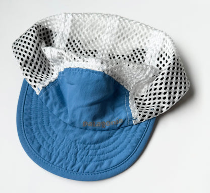 Patagonia Blue & White Mesh Duckbill Cap (8-10 Years)