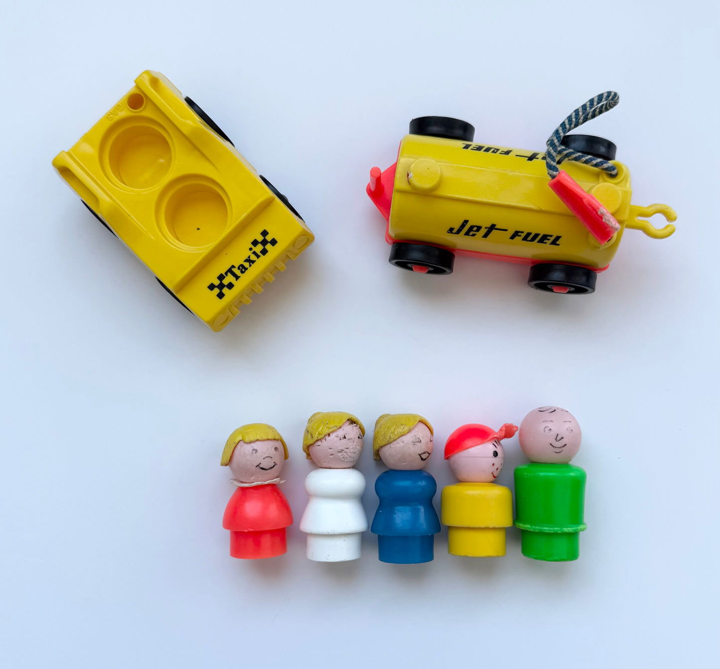 Vintage Fisher-Price Little People Figurine & Vehicle Bundle