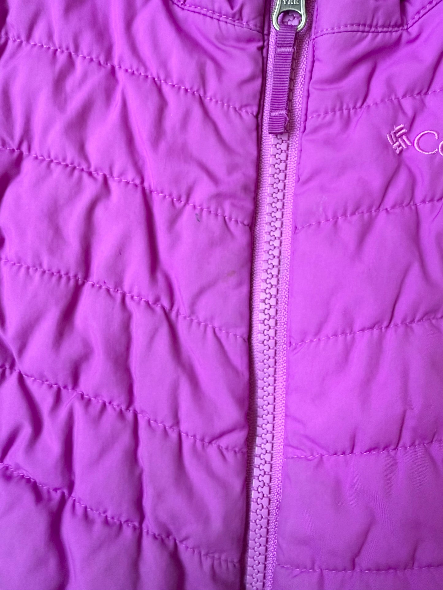 Columbia Purple Demask Double Trouble Reversible Fall Jacket (3T)