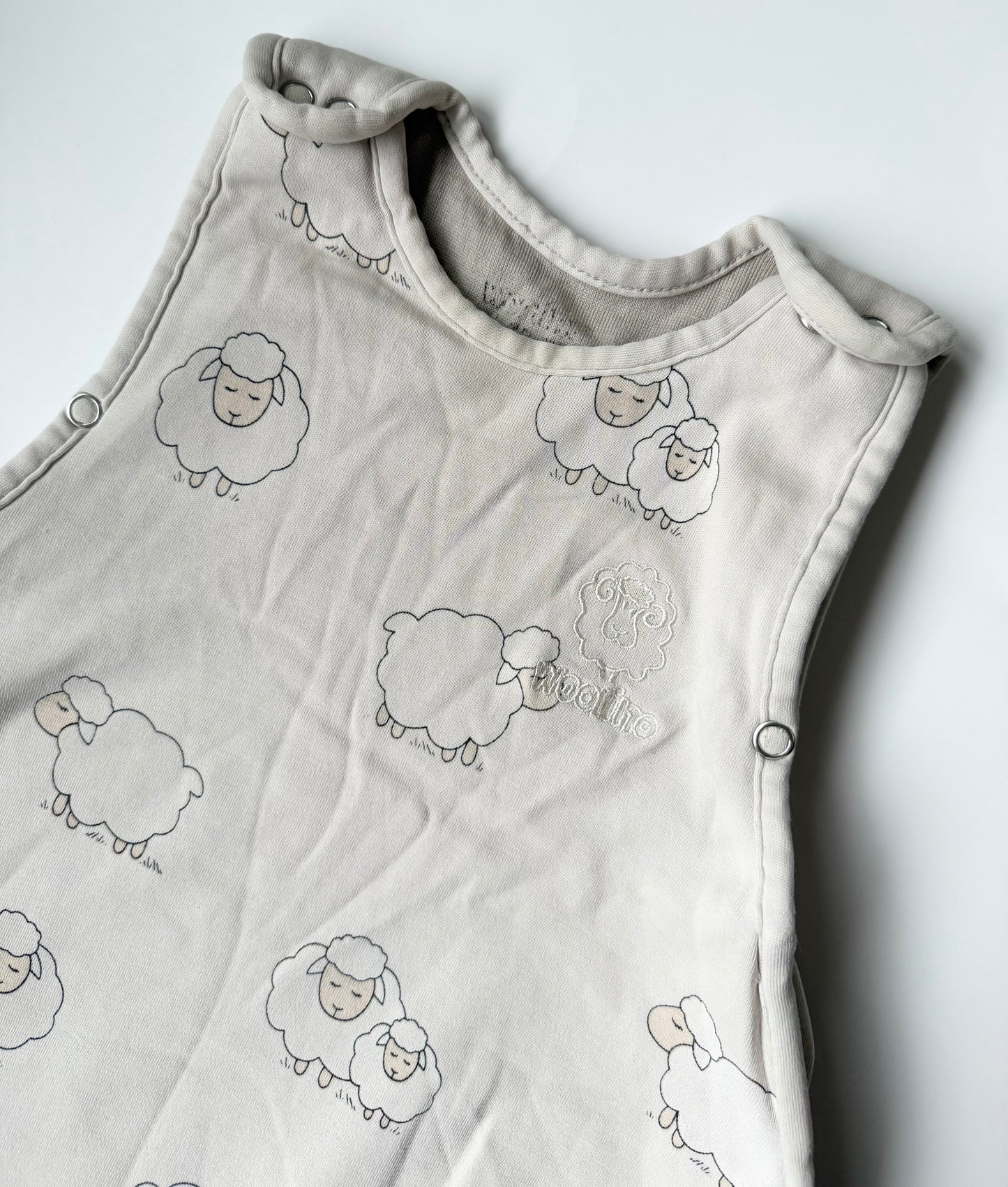 Woolino Light Grey Sheep 4 Season Ultimate Sleep Bag (2-24 Months)