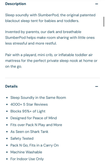 SlumberPod Portable Pod 3.0 With Fan