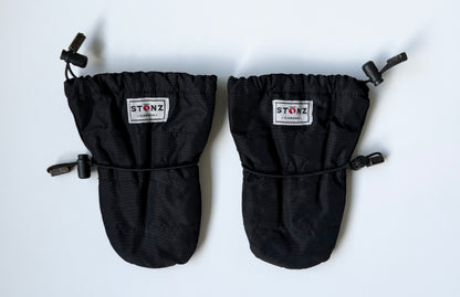 Stonz Black Fleece Lined Mittens (12-24 Months)