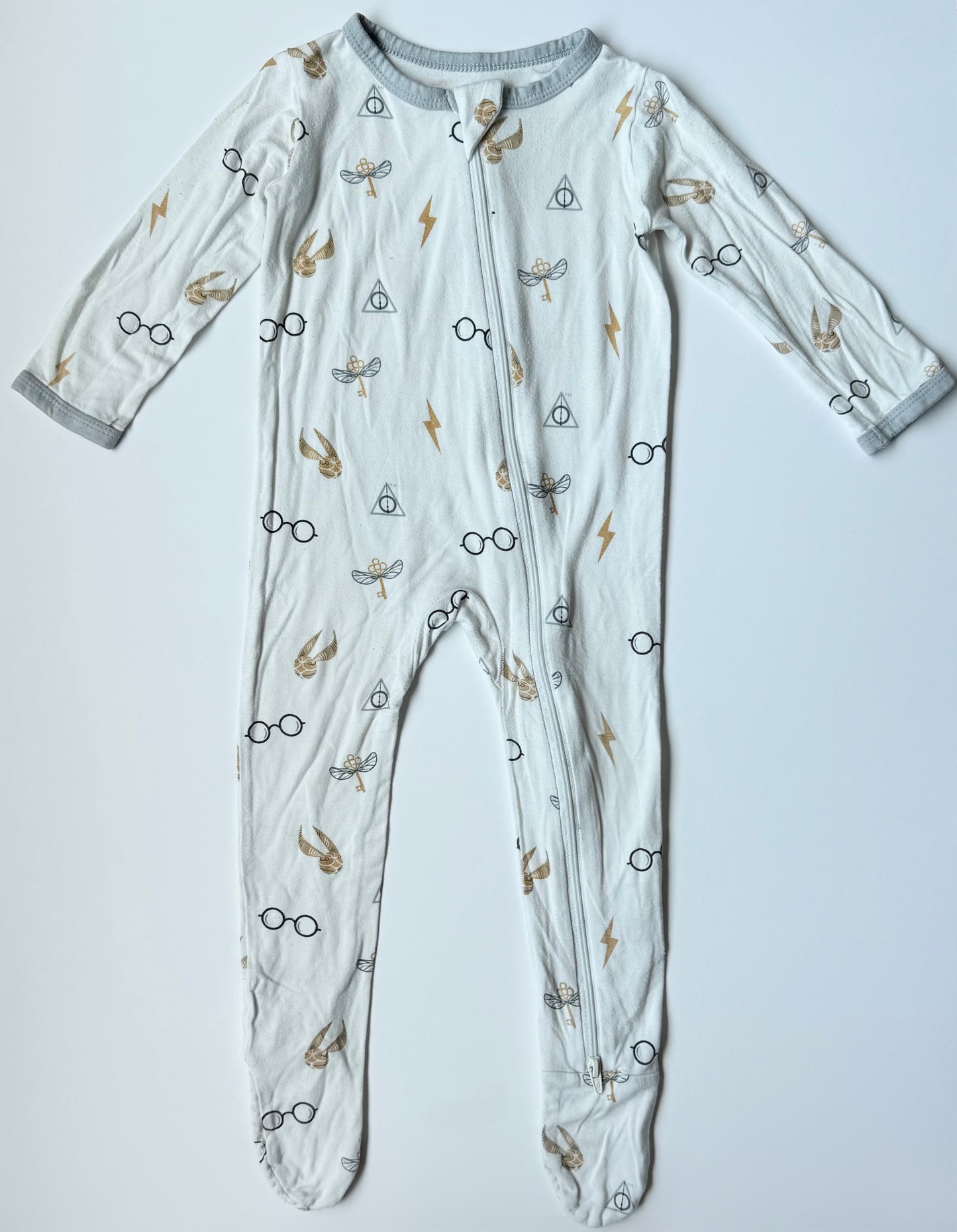 Kyte x Harry Potter Icon Zipper Footie Sleeper (12-18 Months)
