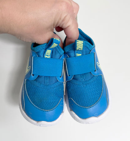 Nike Flex Runner 3 Blue & Neon Stretch Sneakers (5)
