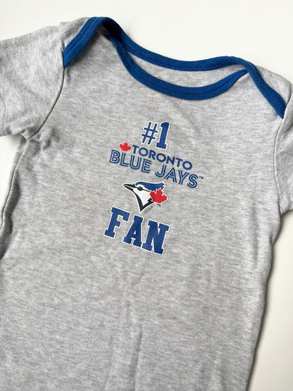 Snugabye x Toronto Blue Jays #1 Fan Baseball Bodysuit (18-24 Months)