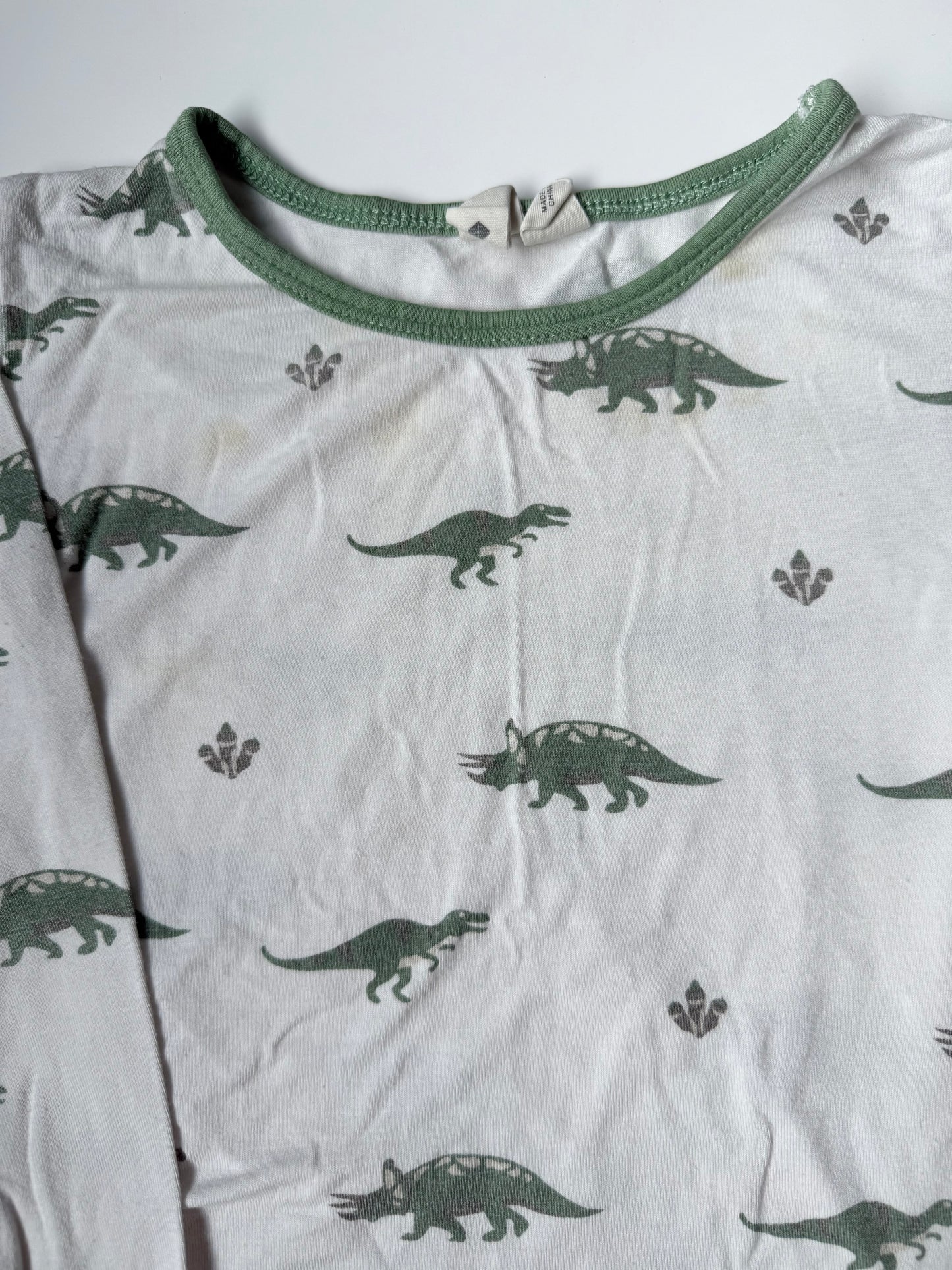 Kyte Dino Long Sleeve PJ Set (4T)