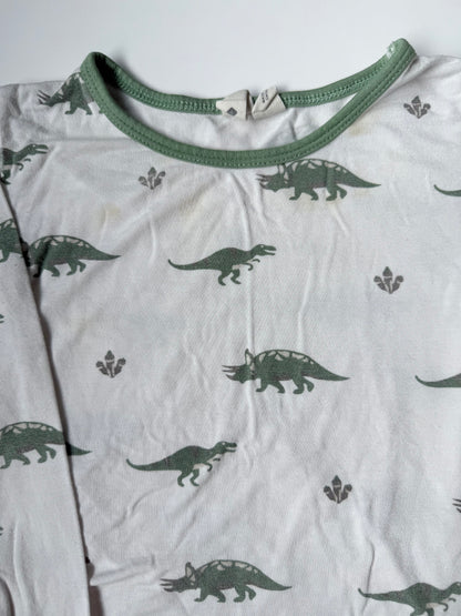 Kyte Dino Long Sleeve PJ Set (4T)