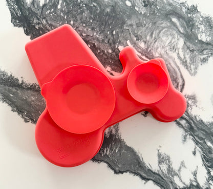 Girl Meets Farm by Molly Yeh Tractor Suction Plate in Red