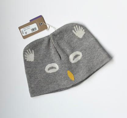 Patagonia Baby Animal Friends Beanie Owl in Drifter Grey - New (2T-5T)