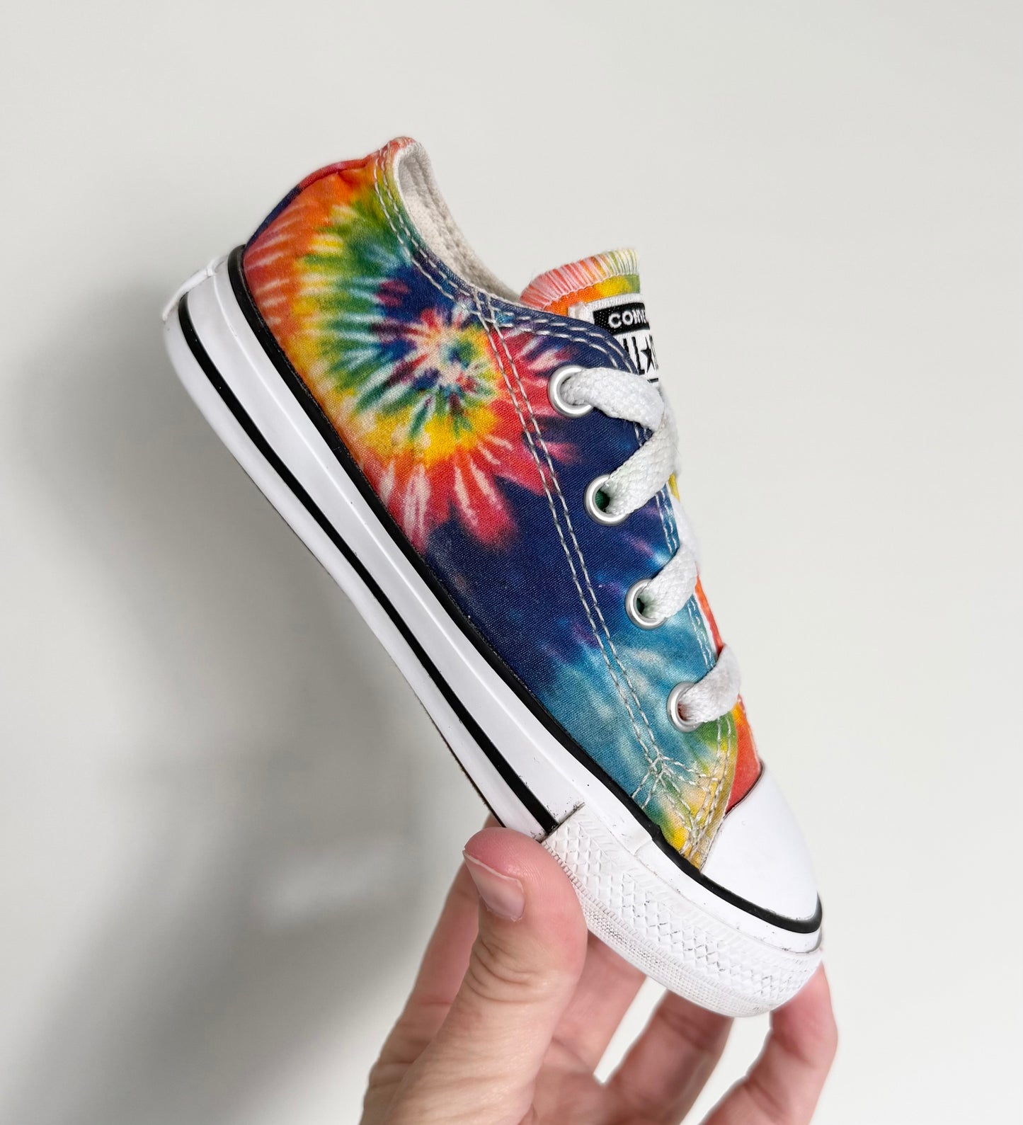 Converse Colourful Tie Dye Lace Up Sneakers (8)