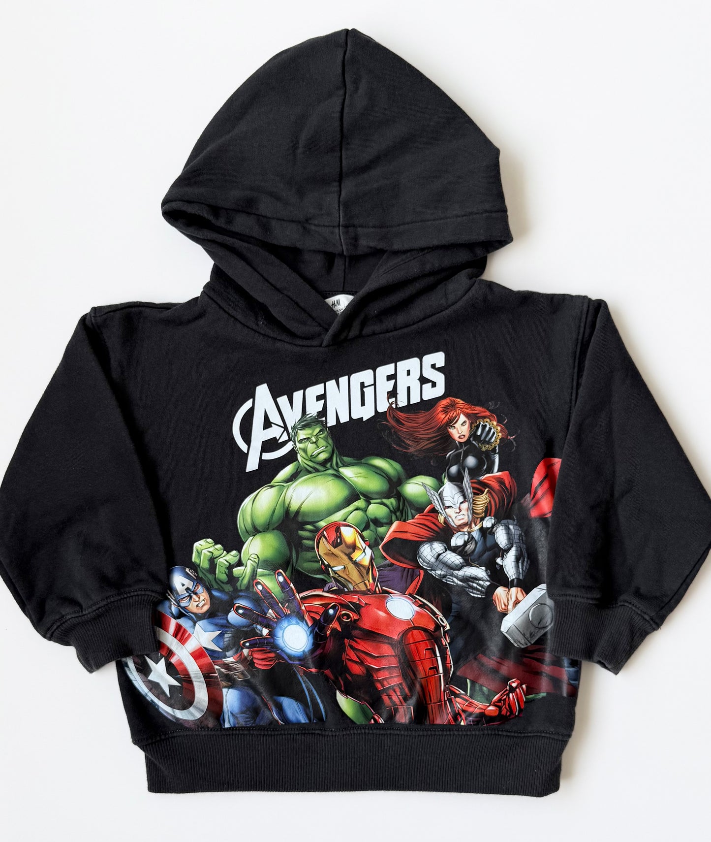 H&M x Marvel Black “Avengers” Hoodie (2-4 Years)
