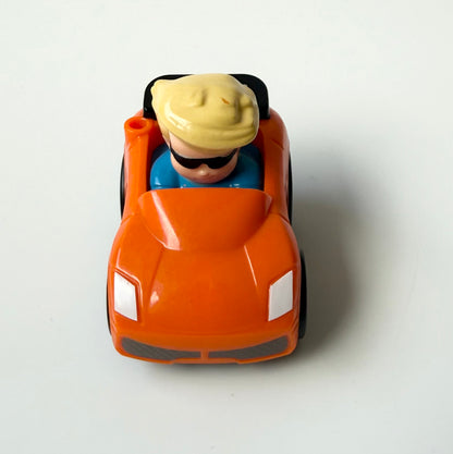Fisher-Price Little People Orange Sunglasses Boy Wheelie