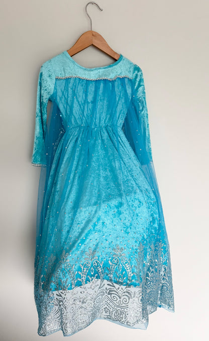 Blue Ice Queen Sparkle Costume Dress (3T)
