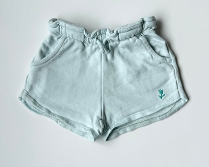 Zara Light Blue Tulip Sweat Shorts (4 Years)