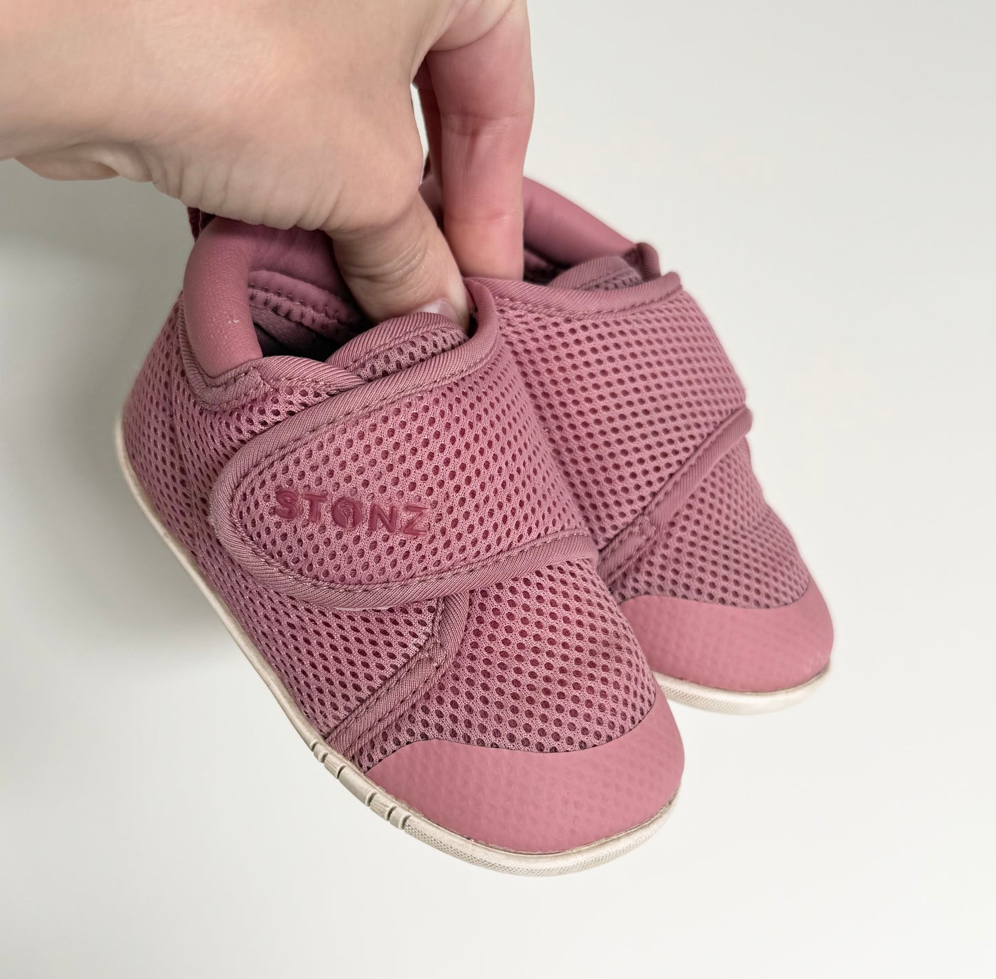 Stonz Pink Cruiser Velcro Sneakers - Baby (7)