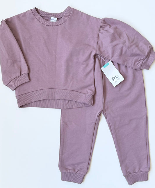 PL Baby Purple Sweater & Pants Set - New (24 Months)