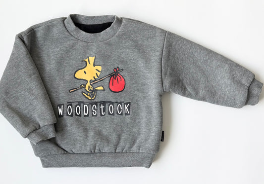 Chenchenma x Peanuts Grey Woodstock Sweater (3-4T)