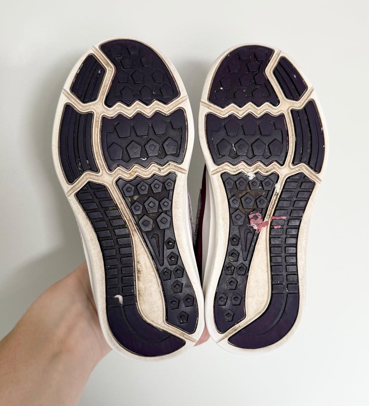Nike Downshifter 7 Dark Purple Mesh Stretch Lace & Velcro Sneakers (10)