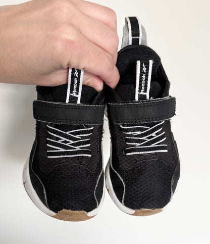Reebok Black Stretch Lace & Velcro Sneakers (7)