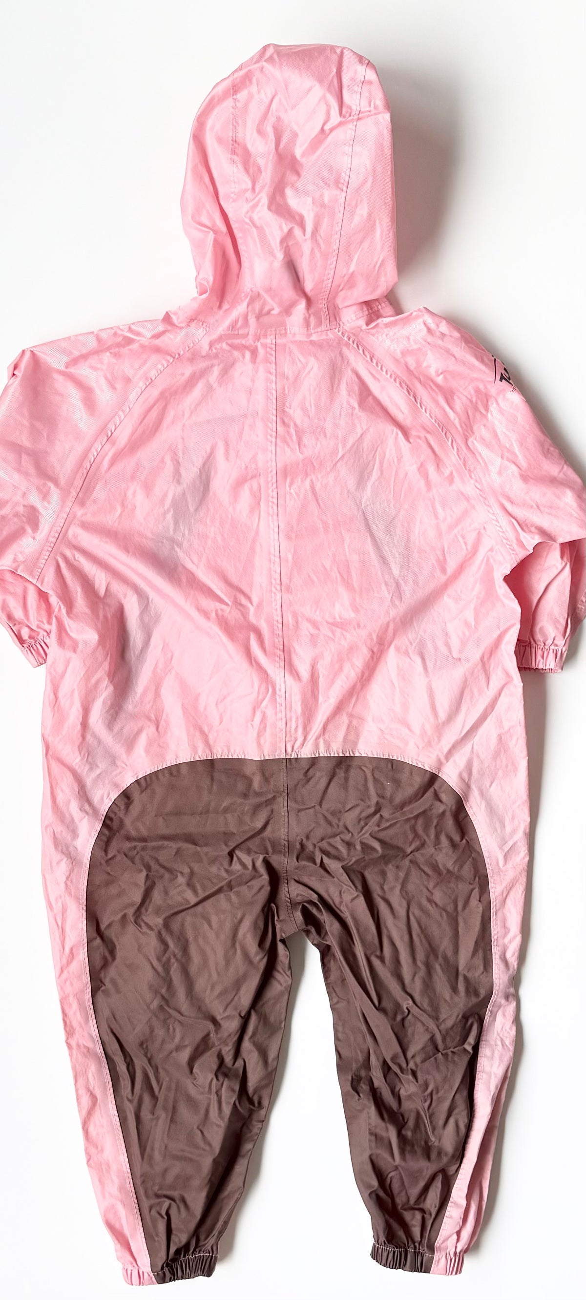 Tuffo Pink & Brown Detail Muddy Buddy Suit (3T)