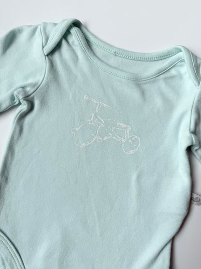 Perlim Pinpin Mint Tricycle Bodysuit (6 Months)