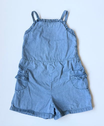 Cat & Jack Jean Tank Romper (4T)