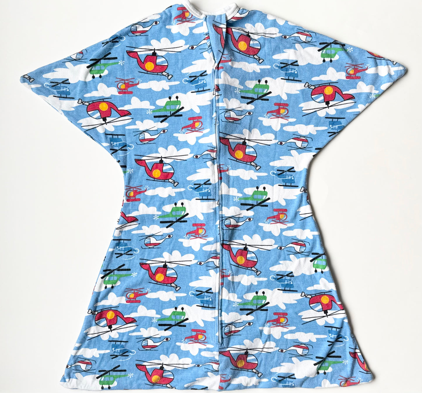 Zipadee-Zip Blue Helicopters Swaddle Transition Blanket (6-12 Months)