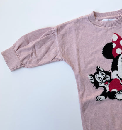 Baby Gap x Disney Pink Minnie & Figaro Knit Sweater (18-24 Months)