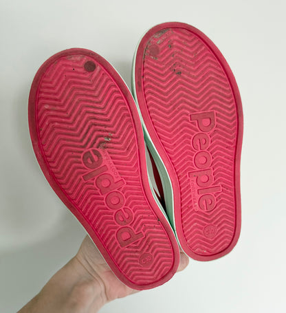 People Coral Pink Slip Ons (10)