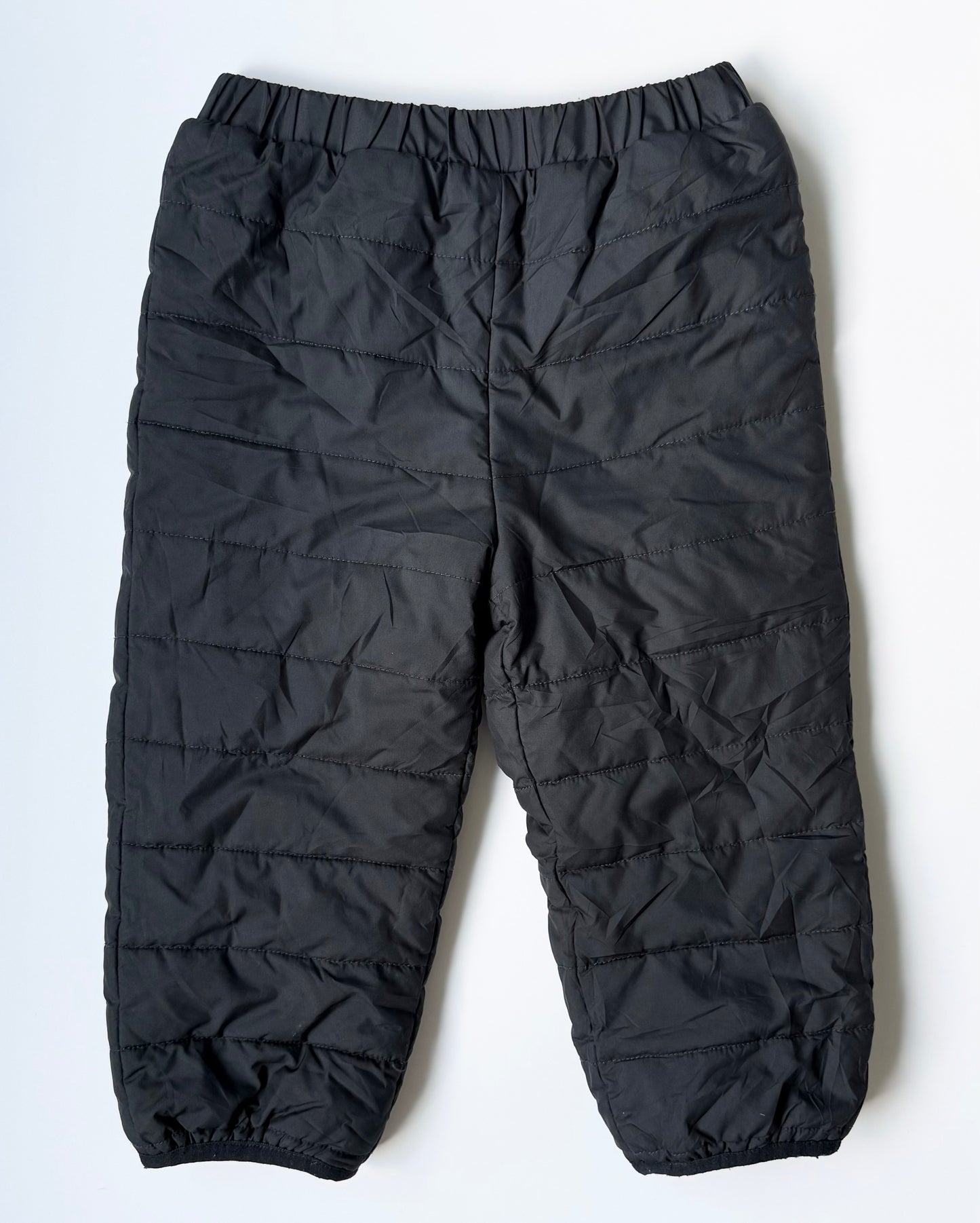 Columbia Black Reversible Puffer & Fleece Double Trouble Snow Pants (18-24 Months)