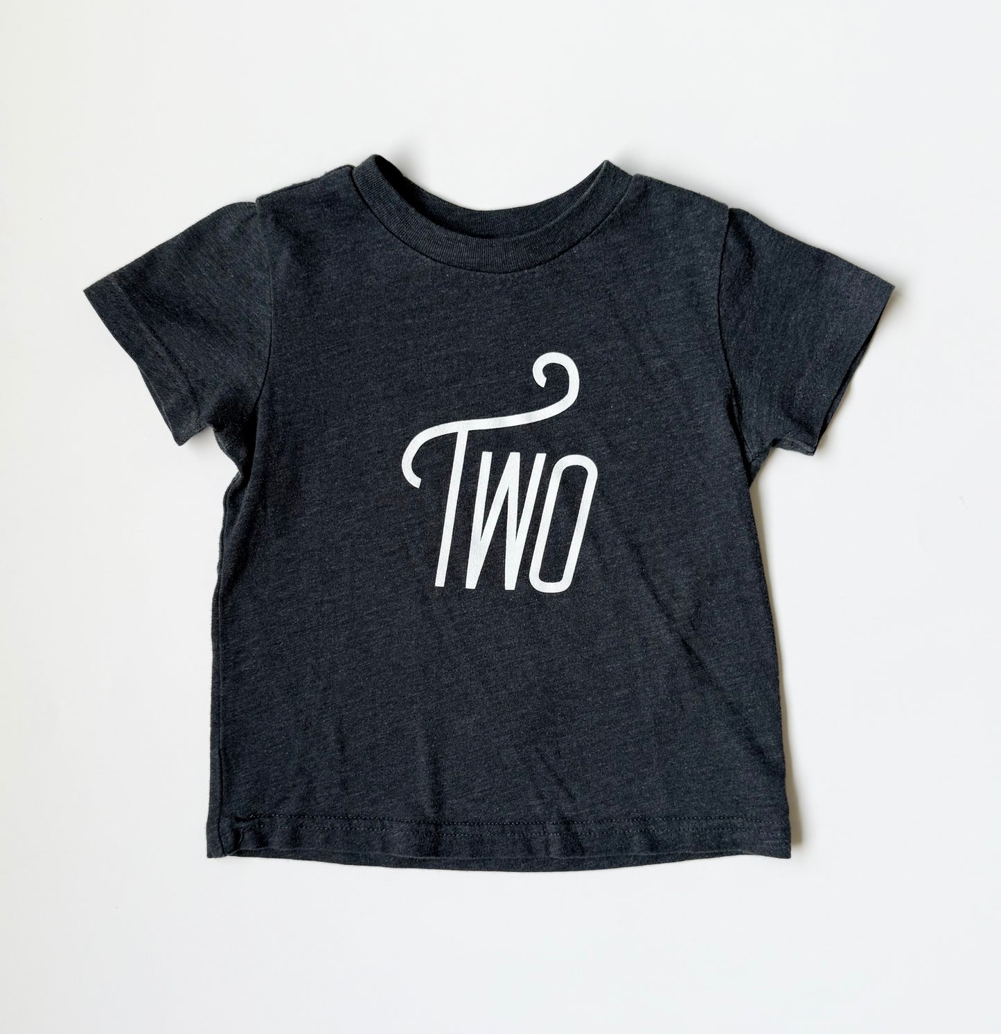 Little Orchard Dark Grey “Two” T-Shirt (2T)