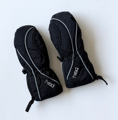 Head Junior Black Ski Mittens - Extra Small (2-4 Years)