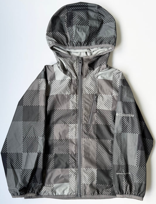 Columbia Grey & Black Patterned Winbreaker (4/5 Years)