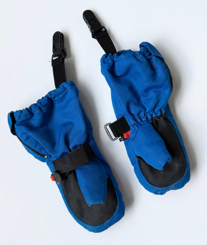 Kombi Blue Fleece Lined Mittens - Small (2-3 Years)