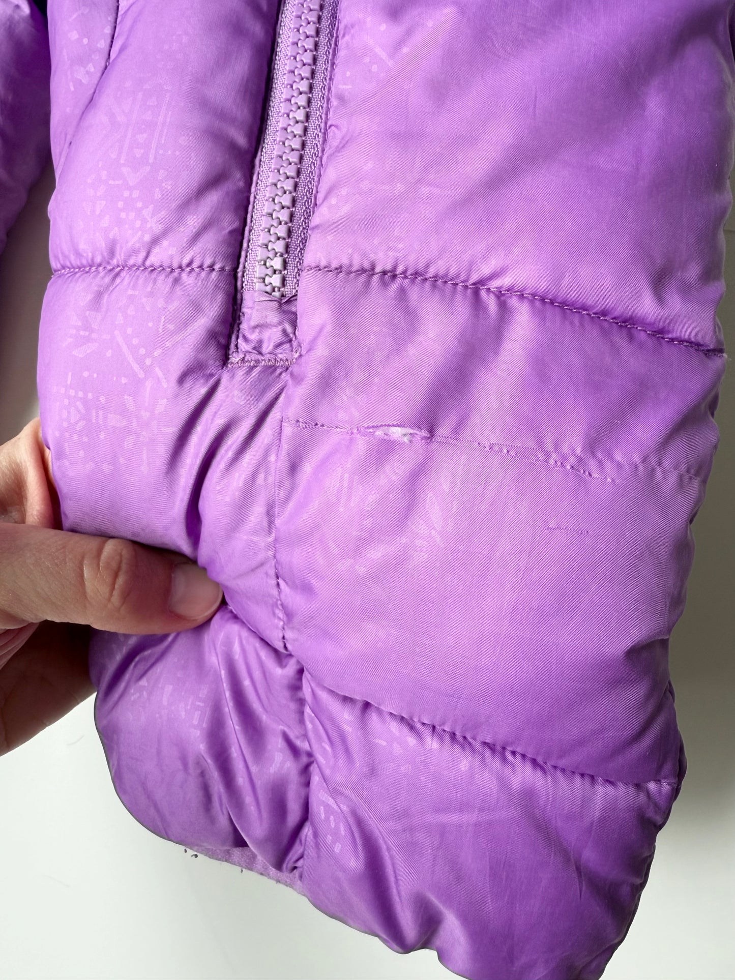 Columbia Purple Puffer Bunting Suit (6-12 Months)