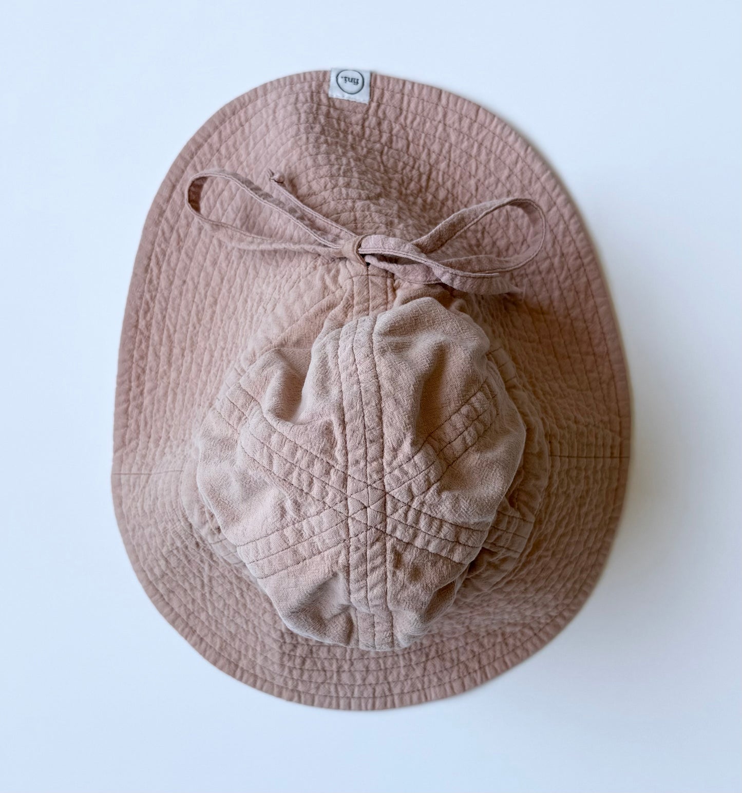 Fini the Label Dusty Rose Floppy Sun Hat (3-6 Years)